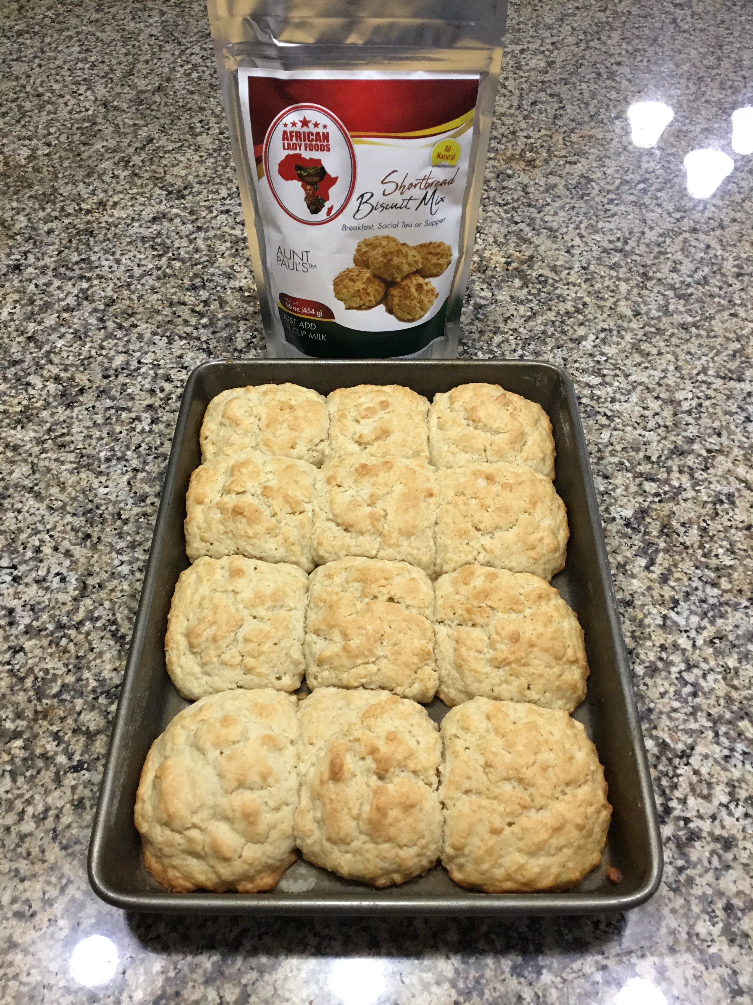 Shortbread Biscuits made from the Shortbread Biscuit Mix